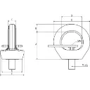 OEILLET DE LEVAGE MALE - C807X - REMA