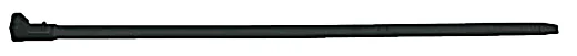 COLLIER DE SERRAGE REUTILISABLE (100 PCS) | 200 x 7,5 mm | Noir
