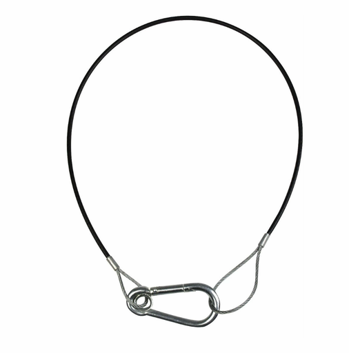 [BAPROJ] ELINGUE SECURITE PROJECTEUR (10 PCS) | Noir | L: 70 cm