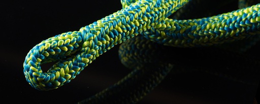 CORDE DE TRAVAIL 1 EPISSURE - LIGNUM - COUSIN | Ø12,5 mm | Bleu / Jaune