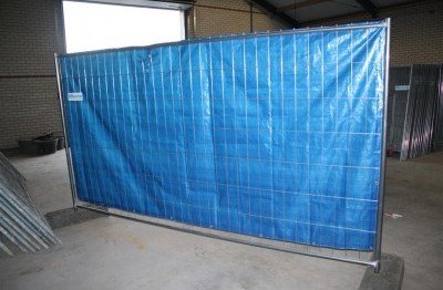 [HUFENCETARP] BACHE D'OCCULTATION POUR BARRIERE ERAS | 150 g/m² | 1,76 x 3,4 m | Noir