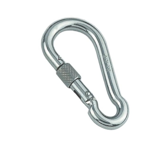 MOUSQUETON A VIS INOX A4