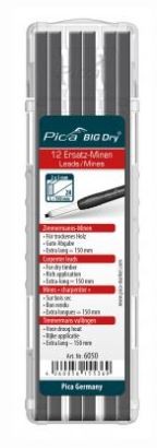 [PICAPIC6050] MINES GRISE POUR BIG DRY (12 PCS) - "CHARPENTIER" - PICA