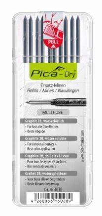 [PICA4030] MINES GRISE POUR DRY (10 PCS) - PICA