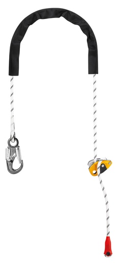 LONGE SIMPLE DE MAINTIEN REGLABLE - GRILLON HOOK - PETZL