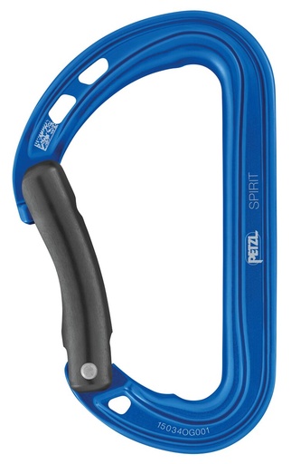 MOUSQUETON - SPIRIT - PETZL | Doigt courbé
