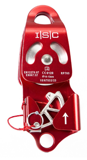 [PWPCA1272] POULIE DOUBLE AVEC BLOQUEUR - ISC - PORTABLE WINCH | Rupture: 4079 kg