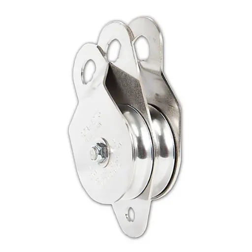 POULIE DOUBLE A CORDE - PORTABLE WINCH | INOX